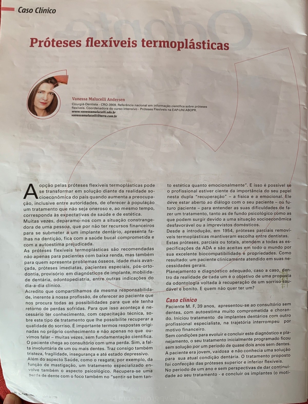 Caso clinico revista ODONTO&nbsp;MAGAZINI