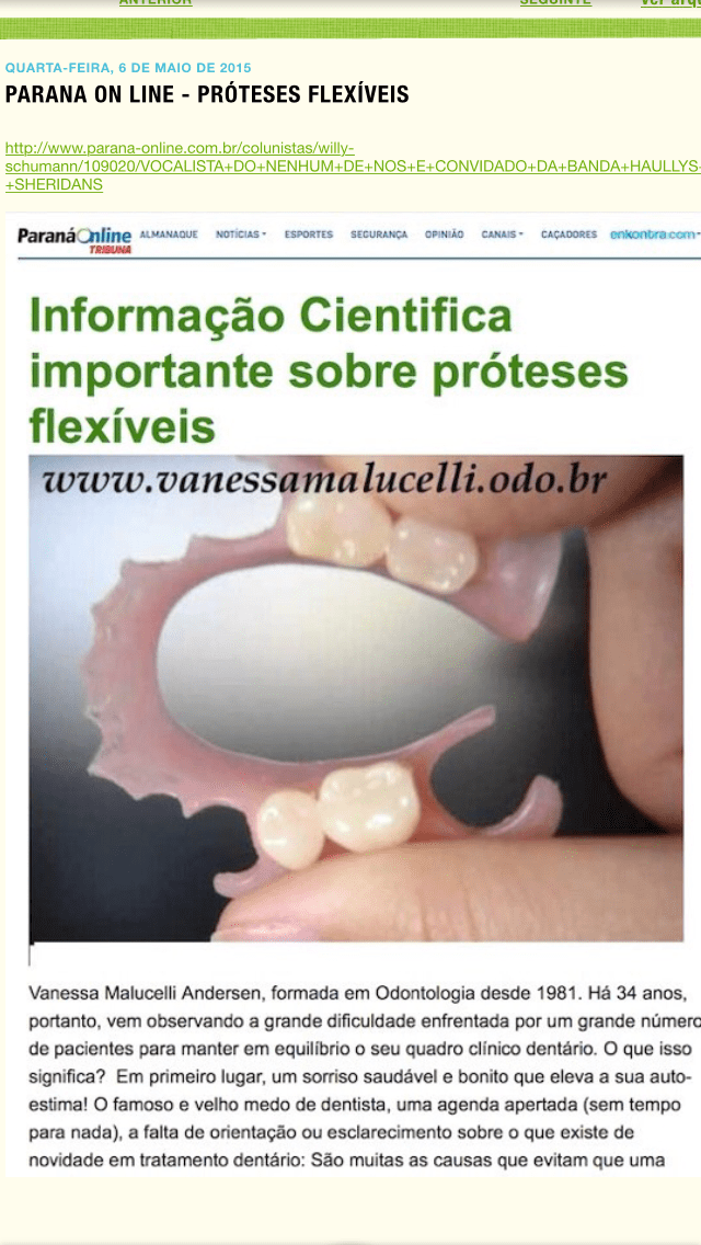 Casos clinicos Próteses&nbsp;Flexiveis